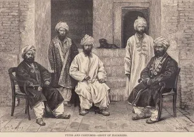 Types and Costumes-Group of Hazarehs