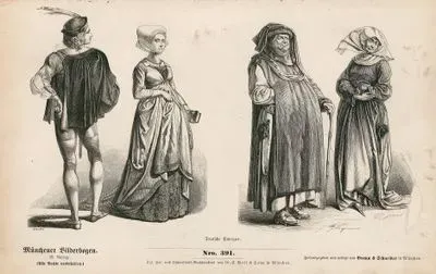 Second Half Of The Fifteenth Century (1450-1499) (Letzte Halfte Des XV Jahrhunderts)- German Patrician (Deutsche Patrizier)