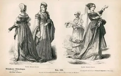 First Third Of The Sixteenth Century (1500-1533) (Erstes Drittel Des XVI Jahrhunderts)-  German Citizen Women (Deutsche Pastrizier Frauen)