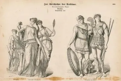 Ancient Greece- Priestess(Priesterin), Noblewoman (Vornehme Griechinnen)- Greek Soldiers And Generals (Griechische Heerfuhrer)