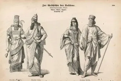 Ancient Near East (Assyrian, Medes)- Assyrian High Priest (Assyrischer Oberpriester) and Assyrian King (Assyrischer Konig)- Medes Nobility (Vornehme Meder)