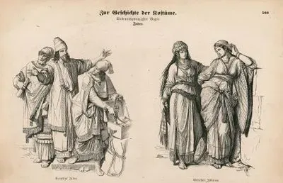 Ancient Judah- Jewish Nobleman (Virnehme Juden), Jewish Noblewoman (Vornehme Judinnen)
