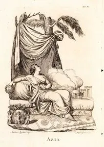 Asia, Asia Tav.6 (Daughter Of Oceanus And Tethys)