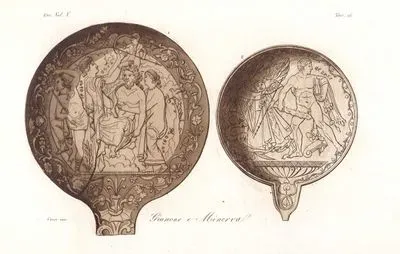 Giunone E Minerva, Eur. Vol V. Tav.16. (Juno And Minerva)