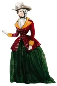 1840's and 1850's Woman Fashion