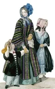 1840's and 1850's Woman Fashion