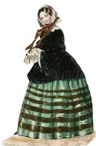 1840's and 1850's Woman Fashion