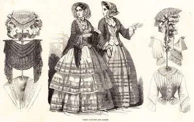 Paris Fashions For August (1851)