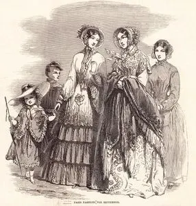 Paris Fashions For September (1848)