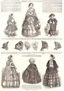 Paris Fashions For April (1853)