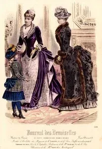 Journal des Demoiselles, 1882 (Winter Plate)