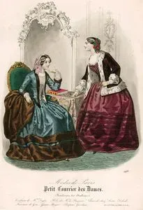 Modes De Paris, Petit Courrier Des Dames No.2483