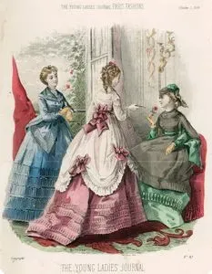 The Young Ladies Journal, Paris Fashions, No.67, October 1 1869
