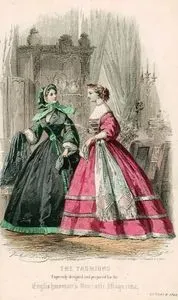 The Fashions, Expressly Designed Prepared For The Englishwoman's Domestic Magazine, No.18, October 1861