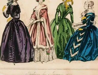 Fashions For January 1844