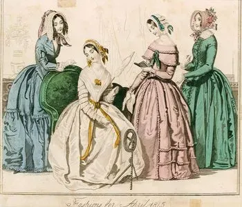 Fashions For April 1845