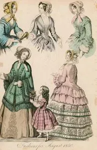 Fashions For August 1850