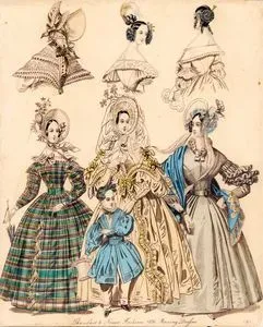 The Last & Newest Fashions, 1836 Morning Dress, No.141
