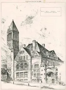 City Hall, Albany, N.Y.- H.H.Richardson, Architect 1886 12 10