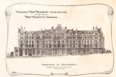 Proposed New Buildings To be Erected On The Side Of Her Majesty's Theatre
