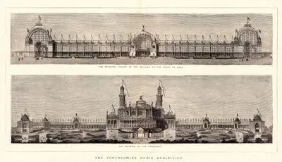 The Forthcoming Paris Exhibition-The Principal Facade Of The Building On The Champ de Mars-The Building On 
The Trocadero