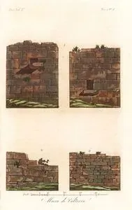 Mura Di Volterra, Eur. Vol V. Tav.1 No.1. (Walls of Volterra)