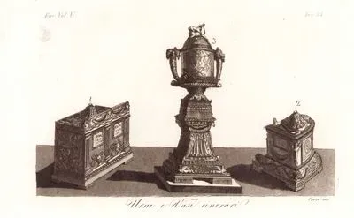 Urne E Vase Cinerari, Eur. Vol V. Tav.37. (Roman Urns And Vases)