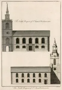 The South Prospect Of St.James's Westminster-The North Prospect Of St.Anne's Westminster