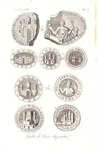 Sigilli Di Varii Imperatori, Eur. Vol VIII. Tav.11. (Seals Of Various Roman Emperors)