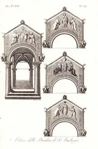 Altare Della Basilica Di S.Ambrogio, Eur. Vol VIII. Tav.27. (Altar Of The Basilica Of S.Ambrogio)