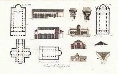 Piante Di Edifizi & C., Eur. Vol VIII. Tav.37*. (Architectural Drawings Of Churchs)