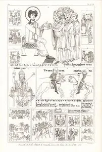 Raccolta Di Bolle,Estratti Di Cronache, Manoscritti Latini Dei Secoli XII. E XIII., Tav.LXVII. (Latin Manuscripts Of The XII. And XIII. Centuries)