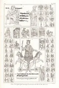Pitturre Di Due Registir Degli Anniversary Dei Morti, Manoscritti Latini Del  XII. E XIII. Secolo, Tav.LXVIII. (Latin Manuscripts Of 
The XII. And XIII. Centuries)
