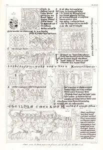 Pitture Cavate Da Diversi Manoscritti Francesi, Dal XI. Alla Fine Del XIII. Secolo, Tav.LXXI. (French Manuscripts Of The XI. And XIII. Centuries)