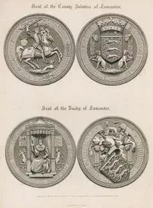 Seal Of The County Palatine Of Lancaster-Seal Of The Duchy Of Lancaster