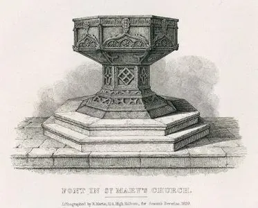 Font in St.Mary's Church