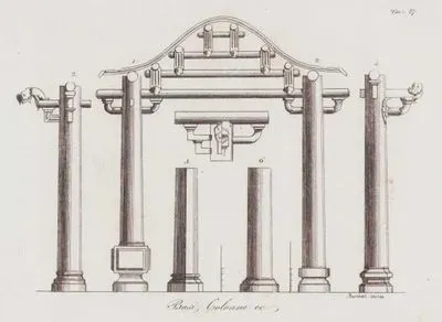 Basi, Colonne ec., Tav.47 (Plinths and Columns of Chinese Architecture)
