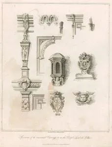 Specimens Of The Ornamental Carvings & in The Chapel, Lambeth Palace