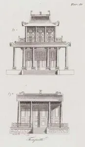 Tempietti, Tav.50 (Front Elevation of Chinese Temples)