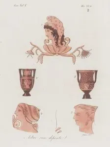 Altri Vasi Dipinti, Eur. Vol V. Tav.38*. (Etruscan Vase Painting)