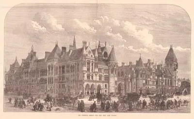 Mr.Street's Design For The New Law Courts