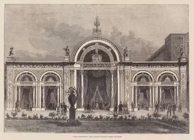 Paris Exhibition, The Italian Facade, Champ De Mars