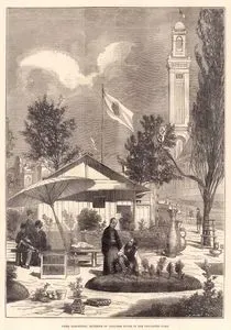 Paris Exhibition, Exterior Of Japanese House In The Trocadero Park