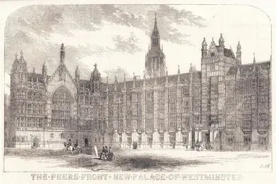 The Peers Front New Palace Of Westminster