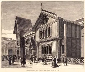 Paris Exhibition, Norwegian Pavilion, Champ De Mars