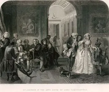 Dr.Johnson in The Ante-Room Of Lord Chesterfield
