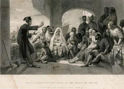 Felice Ballarin Reciting Tasso To The People Of Chioggia