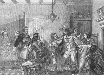 "Charles II. in Holland, Before The Restoration" Painted By W.Carpenter