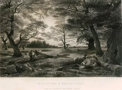 Wood-Cutting in Windsor Forest