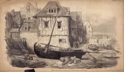 Etude Aux Deux Crayons Par Sabatier D'Apres Jsabey, La Campague No.123